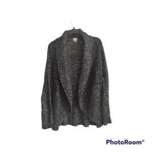 Black cardigan sweater. Size Medium
